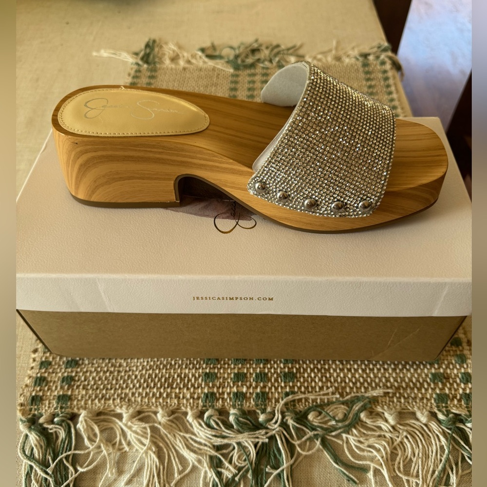 Jessica Simpson Rexile slides NIB 7